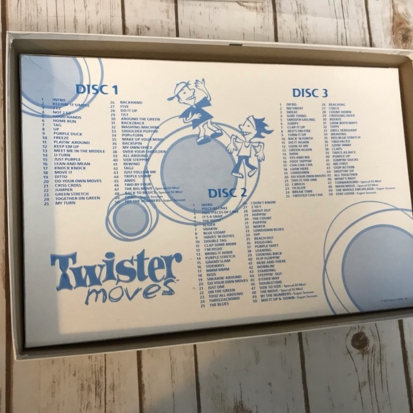 Twister Moves Dance Game with 4 CDs & 144 Dance Sessions by Milton Bradley Y2K - Picture 12 of 12